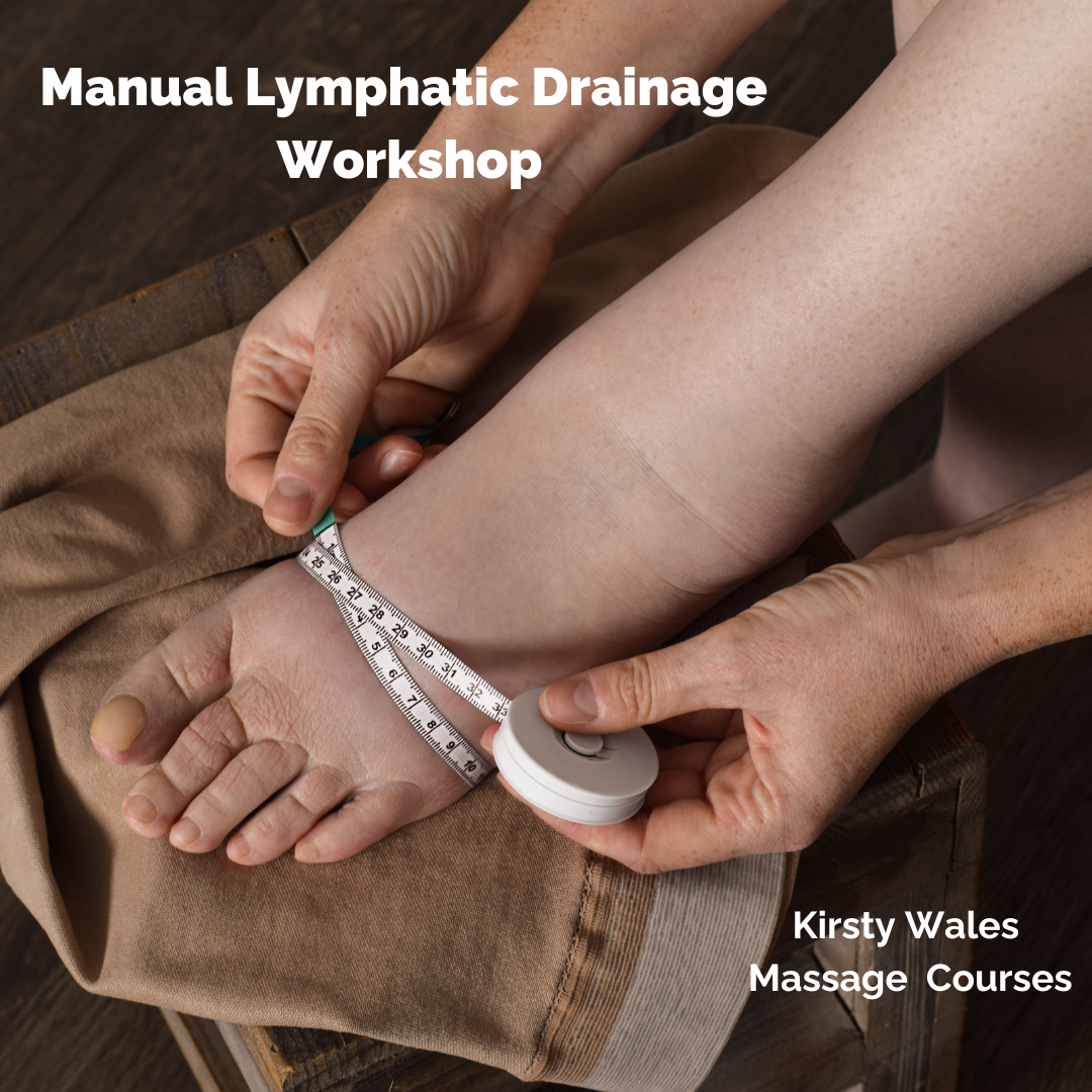 Image of lymphatic treatment measuring.